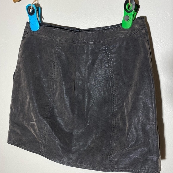 Free People get in the groove faux suede skirt - Picture 7 of 10
